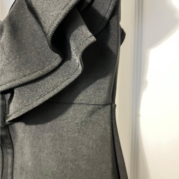 Fashion Nova Black Ruffle Backless Dress - Picture 6 of 8